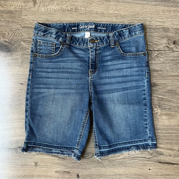 Cat&Jack Bermuda Jean Shorts. - Picture 1 of 7